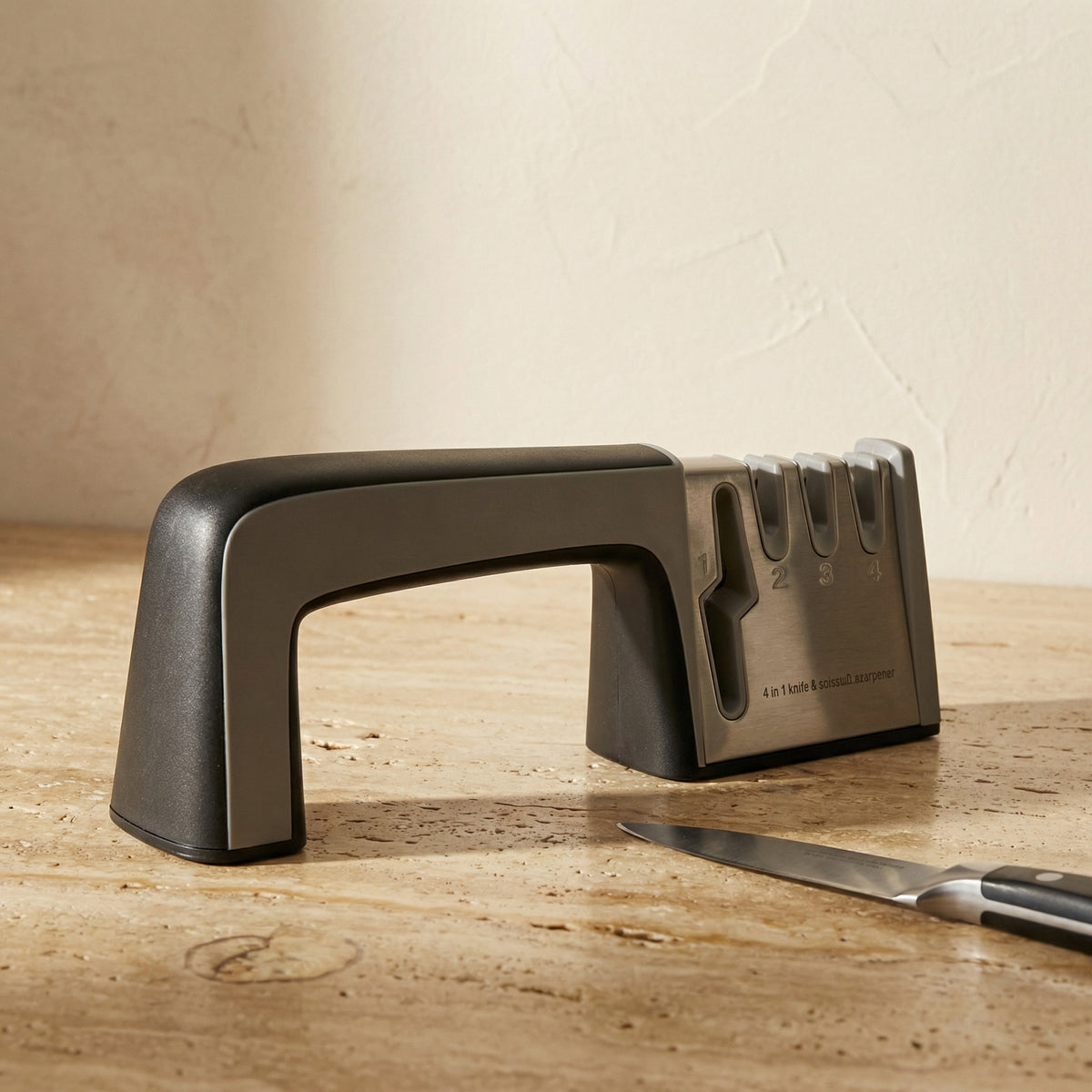4-in-1 Knife Sharpener with Diamond and Ceramic Grinding Options-Kitchen & Dining > Cooking Utensils-casanuva-casanuva