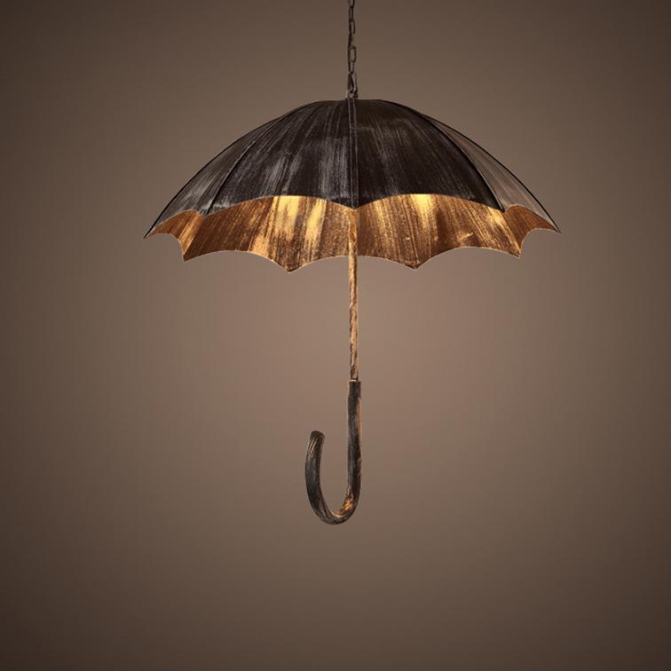 5-Light Retro Industrial Umbrella Chandelier-Lighting > Chandeliers & Pendant Lights-casanuva-100V-120V-Silver-casanuva