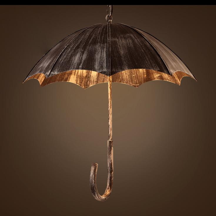 5-Light Retro Industrial Umbrella Chandelier-Lighting > Chandeliers & Pendant Lights-casanuva-casanuva