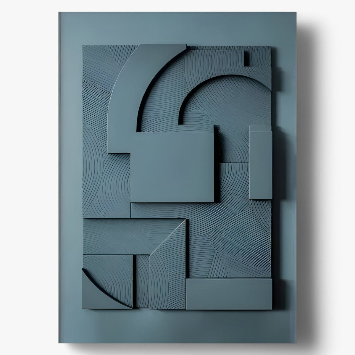 Abstract Art Sculpture for Living Room Decor in Resin-Home Decor > Sculptures & Figurines-casanuva-Blue-20x30CM-casanuva