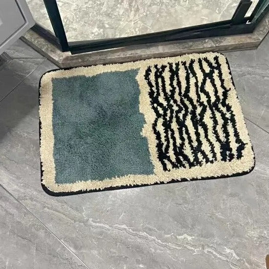 Abstract Bath Mat Handcrafted Nordic Design-Bedding & Bath > Bath Mats-casanuva-casanuva