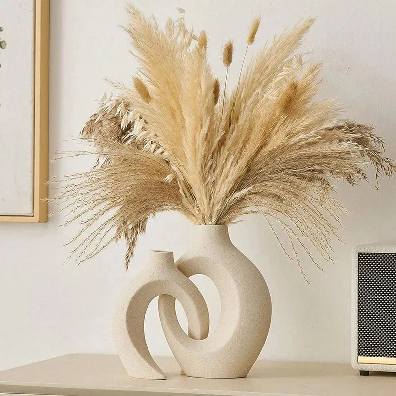 Abstract Ceramic Vase for Floral Arrangements-Home Decor > Vases-casanuva-casanuva