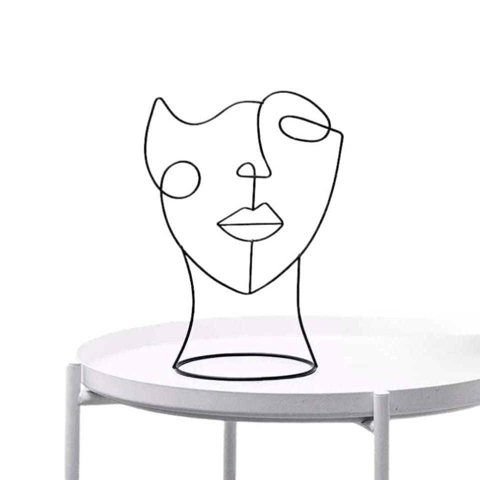 Abstract Iron Sculpture Silhouette-Home Decor > Sculptures & Figurines-casanuva-casanuva