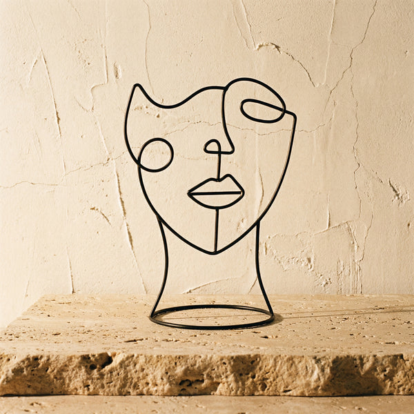 Abstract Iron Sculpture Silhouette-Home Decor > Sculptures & Figurines-casanuva-casanuva