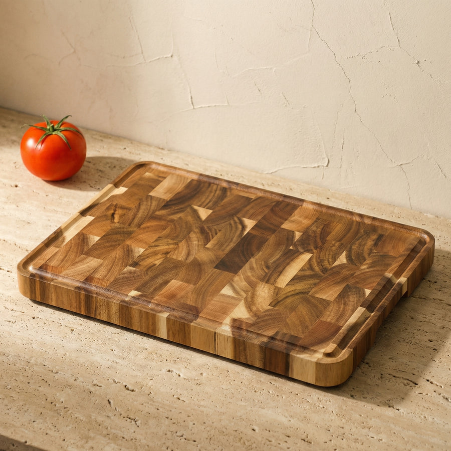 Acacia Wood Cutting Board 35x25cm Natural Kitchen Essential-Kitchen & Dining > Cutting Boards-casanuva-casanuva