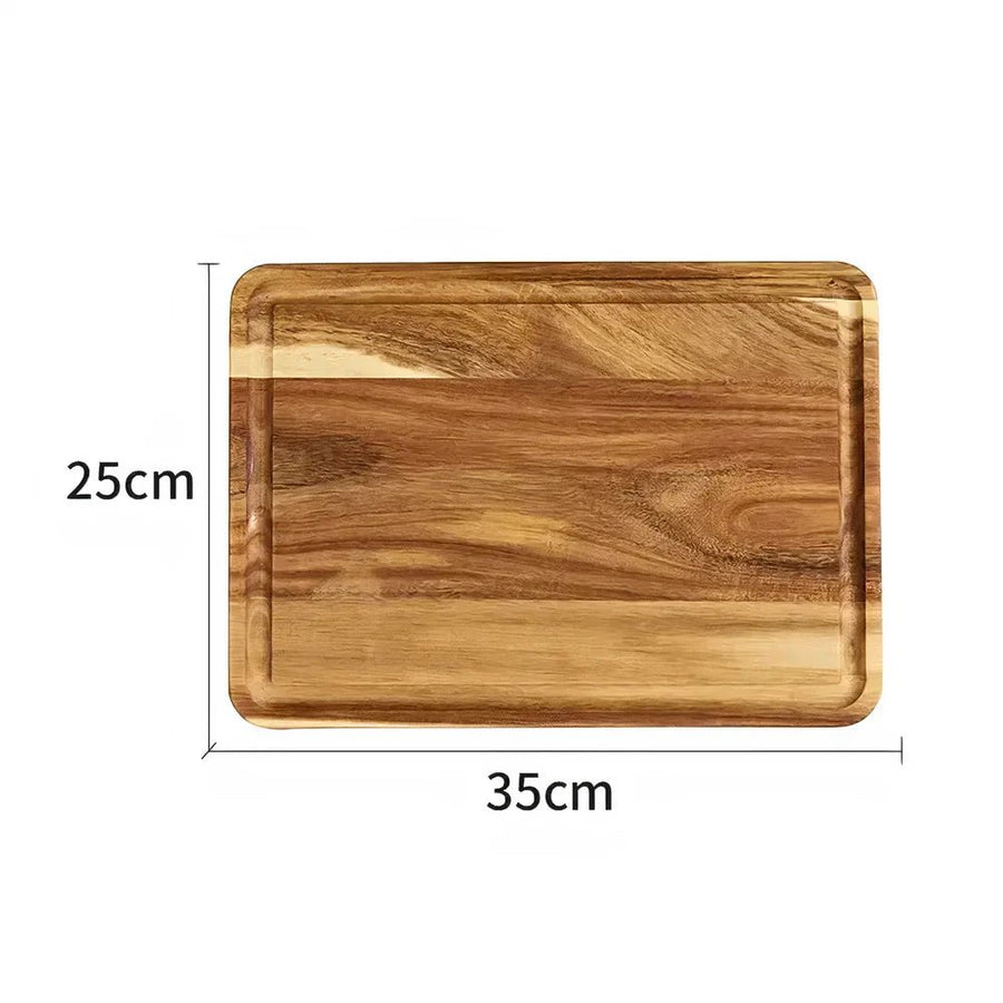 Acacia Wood Cutting Board for Kitchen and Serving-Kitchen & Dining > Cutting Boards-casanuva-casanuva