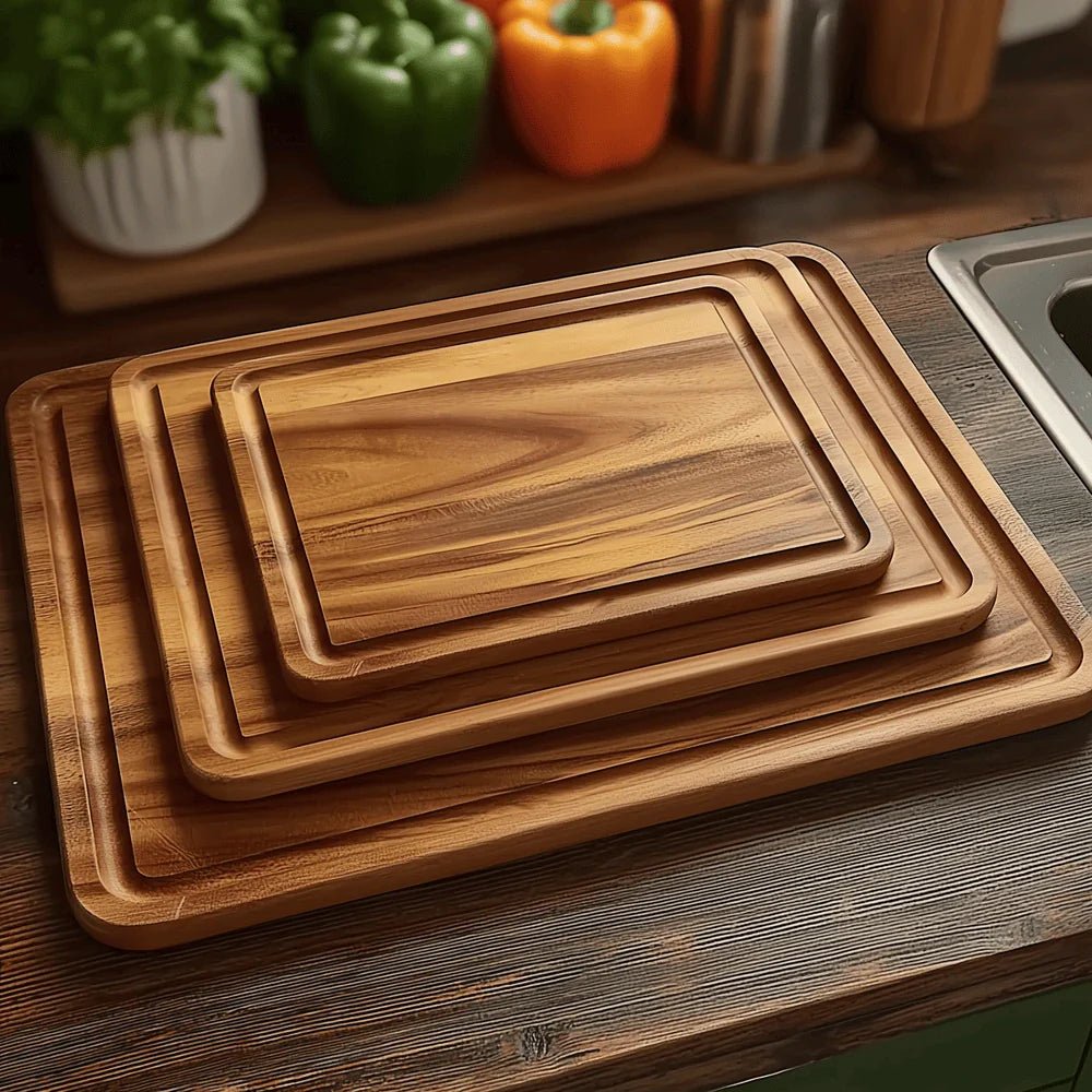 Acacia Wood Cutting Board for Kitchen and Serving-Kitchen & Dining > Cutting Boards-casanuva-casanuva