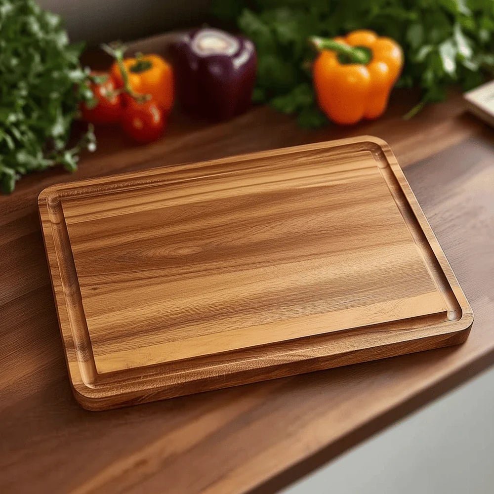 Acacia Wood Cutting Board for Kitchen and Serving-Kitchen & Dining > Cutting Boards-casanuva-Natural Wood-casanuva