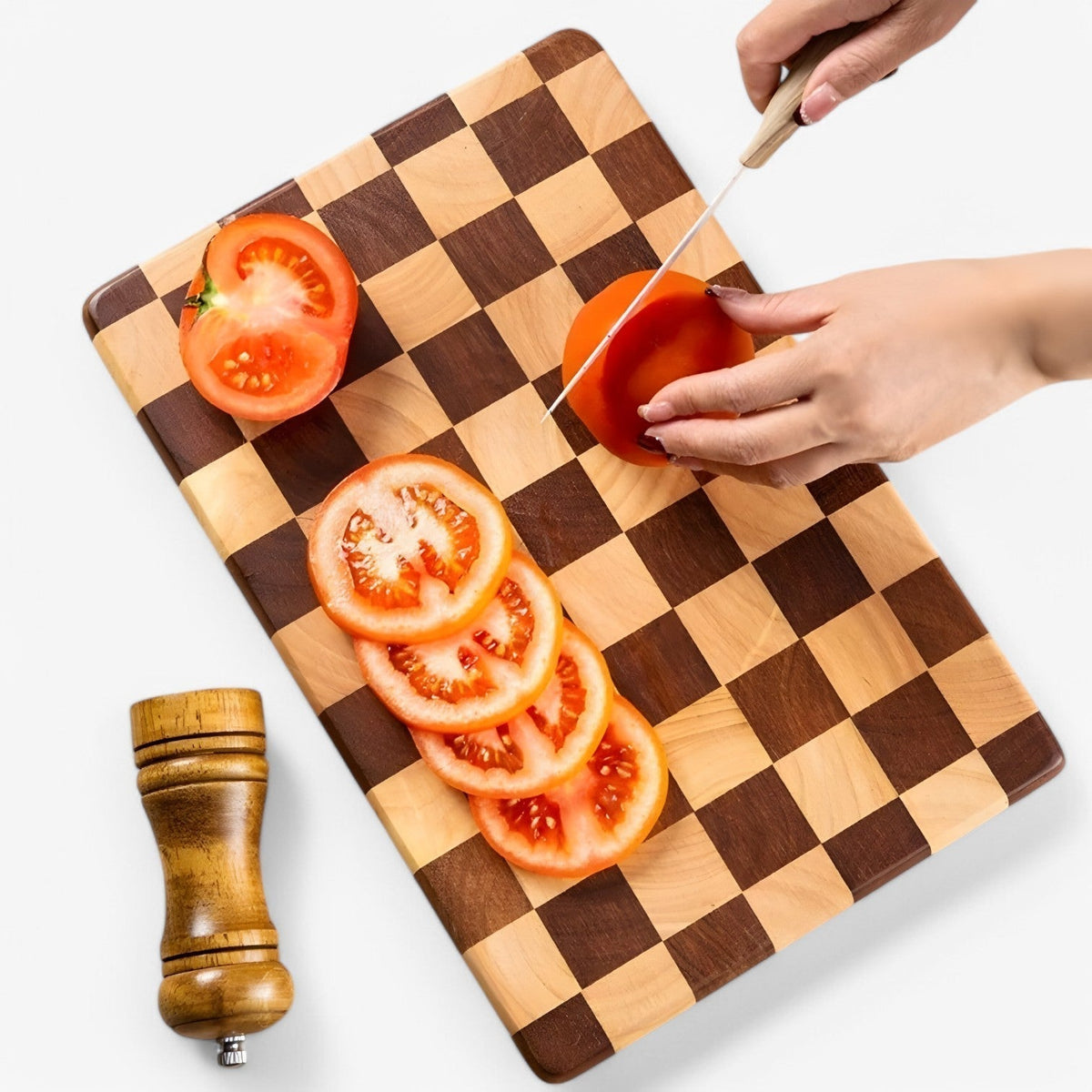 Acacia Wood Cutting and Serving Board-Kitchen & Dining > Cutting Boards-casanuva-casanuva