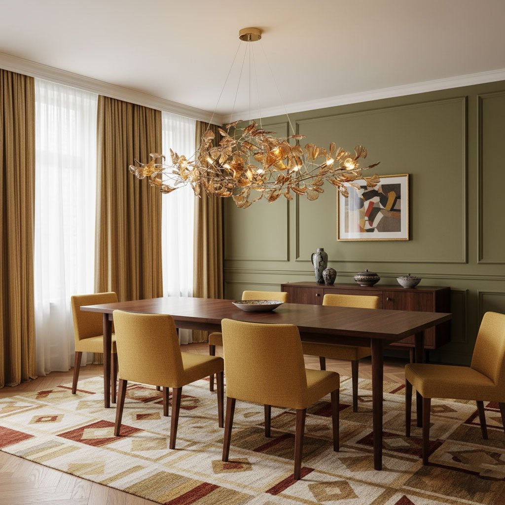 Acrylic Ginkgo Leaf Pendant Light-Lighting > Pendant Lights-casanuva-casanuva