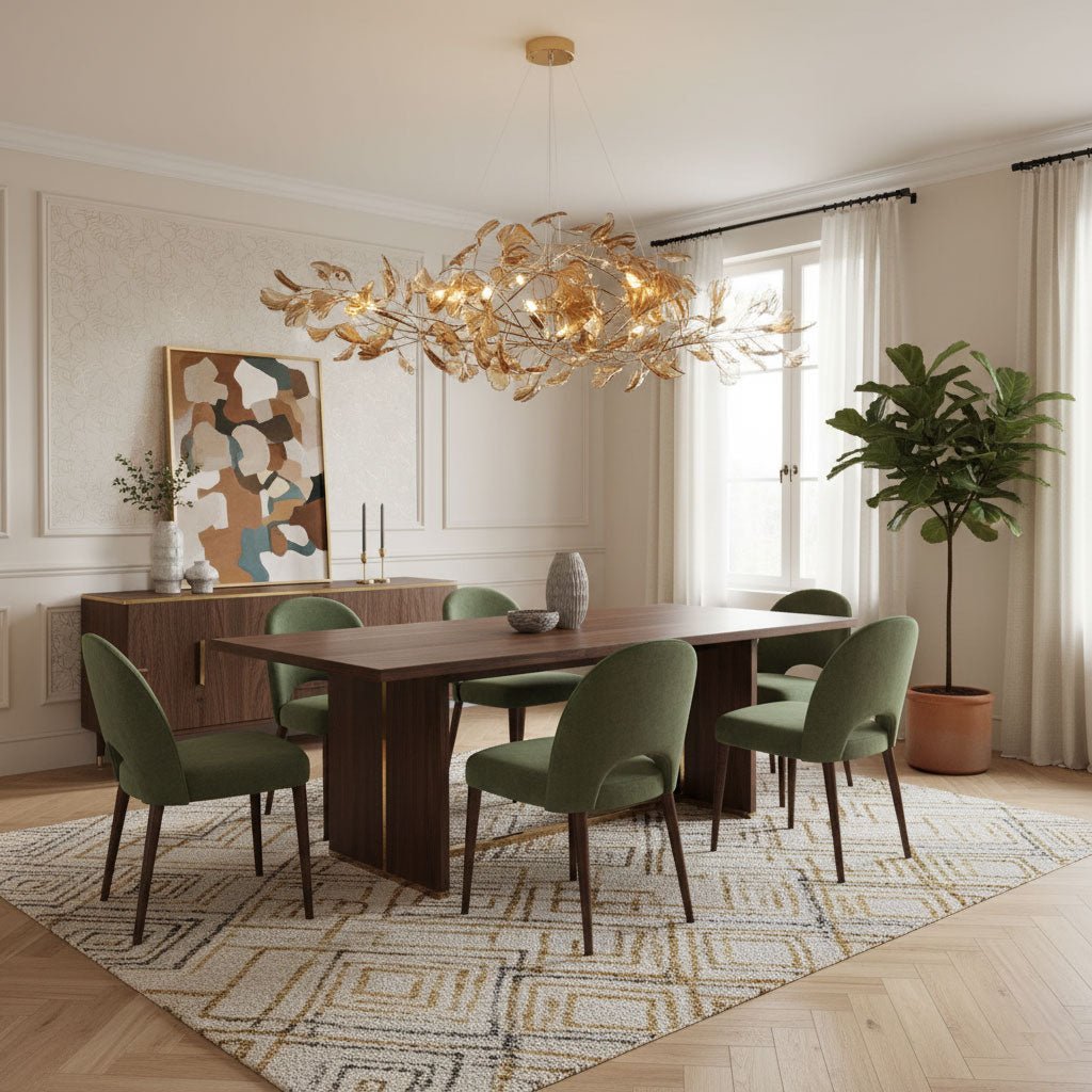 Acrylic Ginkgo Leaf Pendant Light-Lighting > Pendant Lights-casanuva-casanuva
