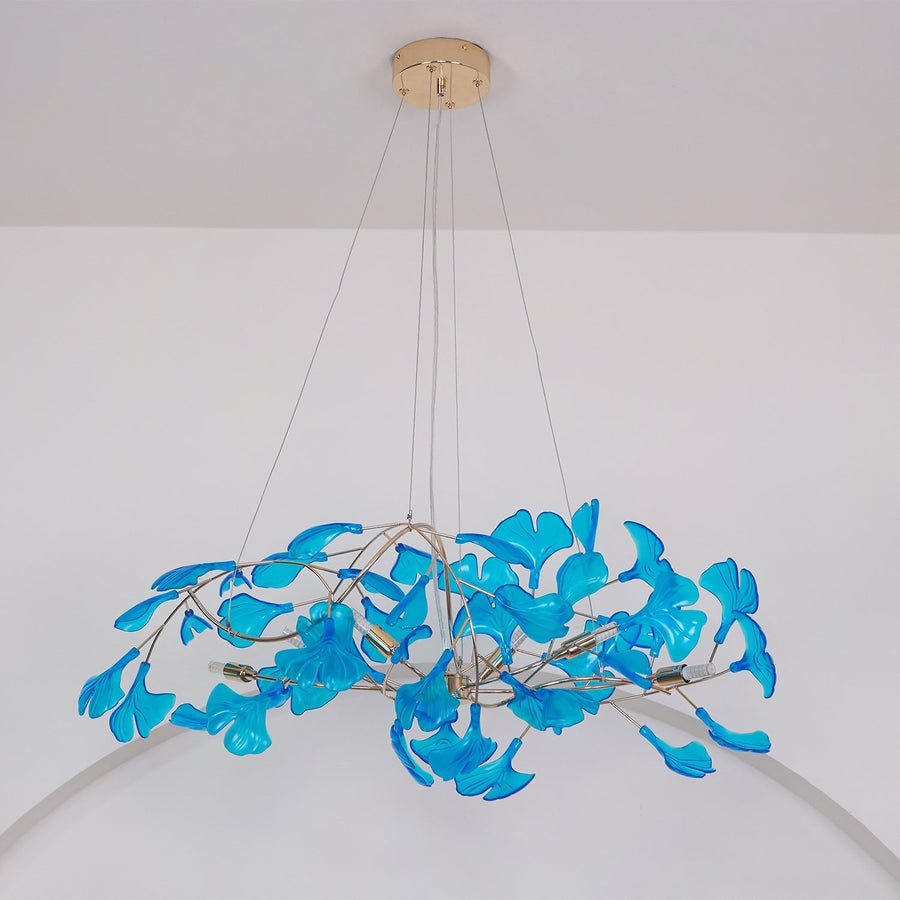 Acrylic Ginkgo Leaf Pendant Light-Lighting > Pendant Lights-casanuva-casanuva