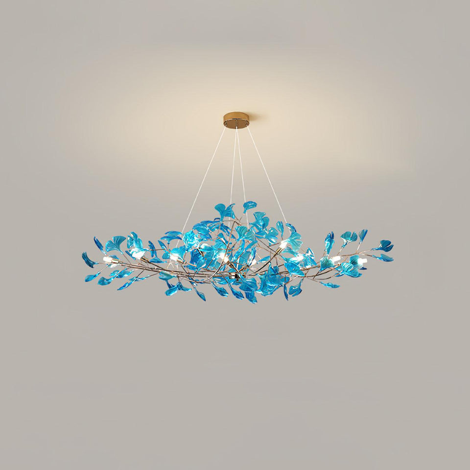 Acrylic Ginkgo Leaf Pendant Light-Lighting > Pendant Lights-casanuva-casanuva