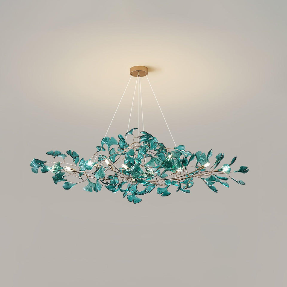 Acrylic Ginkgo Leaf Pendant Light-Lighting > Pendant Lights-casanuva-casanuva