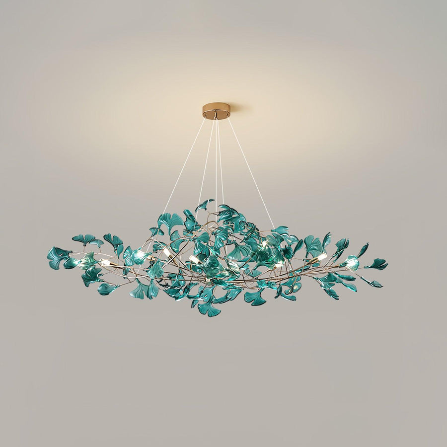 Acrylic Ginkgo Leaf Pendant Light-Lighting > Pendant Lights-casanuva-casanuva