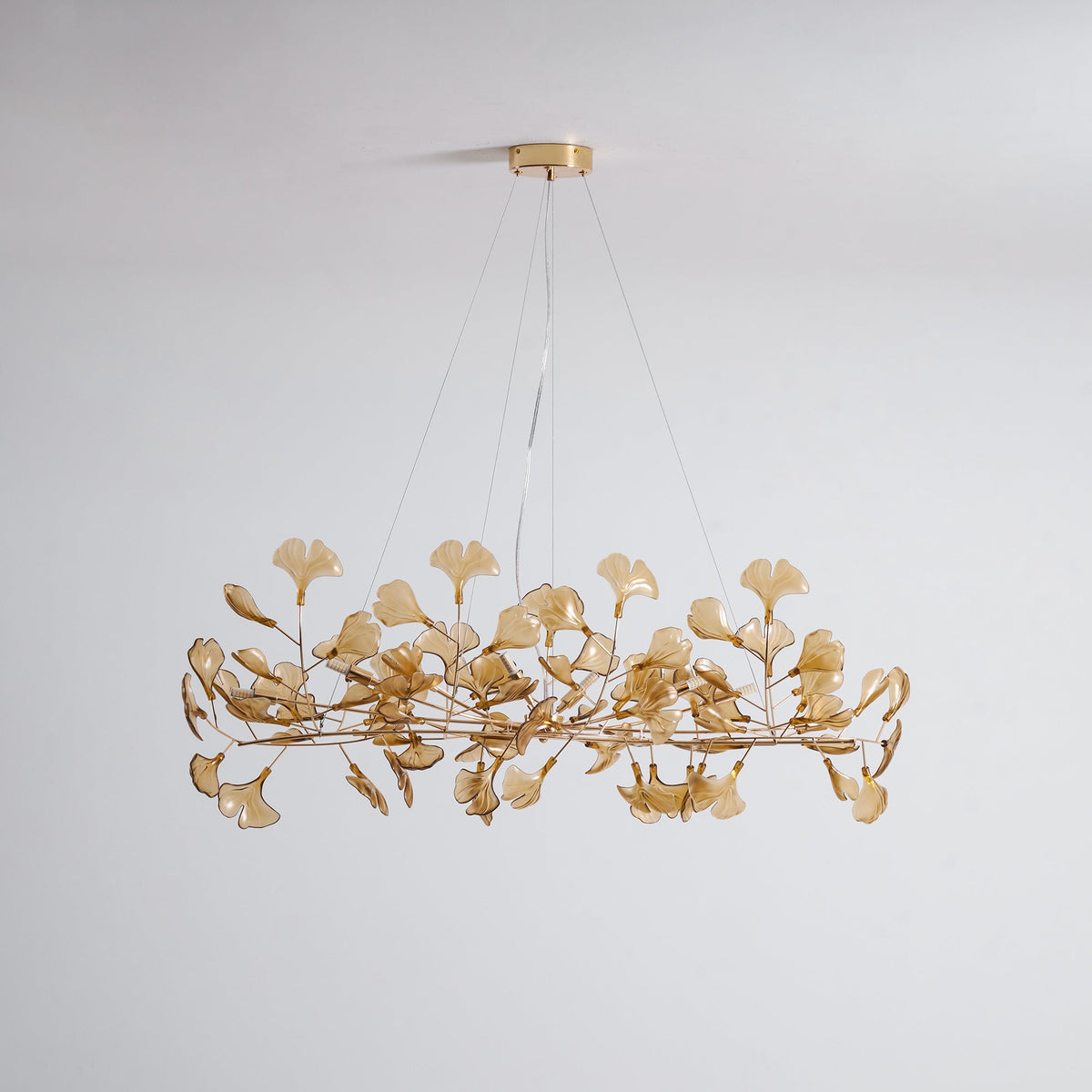 Acrylic Ginkgo Leaf Pendant Light-Lighting > Pendant Lights-casanuva-casanuva