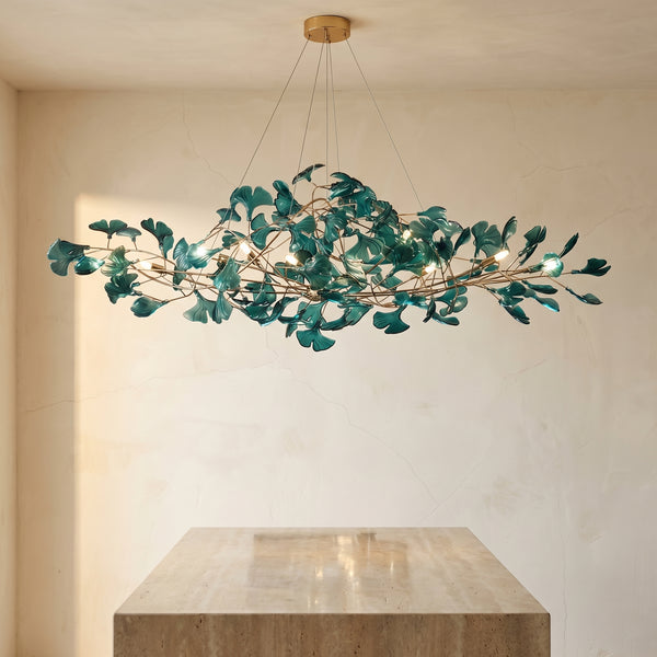 Acrylic Ginkgo Leaf Pendant Light-Lighting > Pendant Lights-casanuva-casanuva
