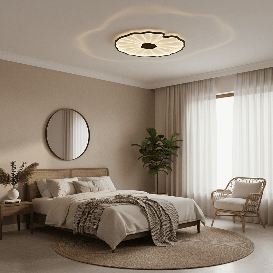 Acrylic Lotus Leaf Ceiling Lamp-Lighting > Ceiling Lights-casanuva-casanuva