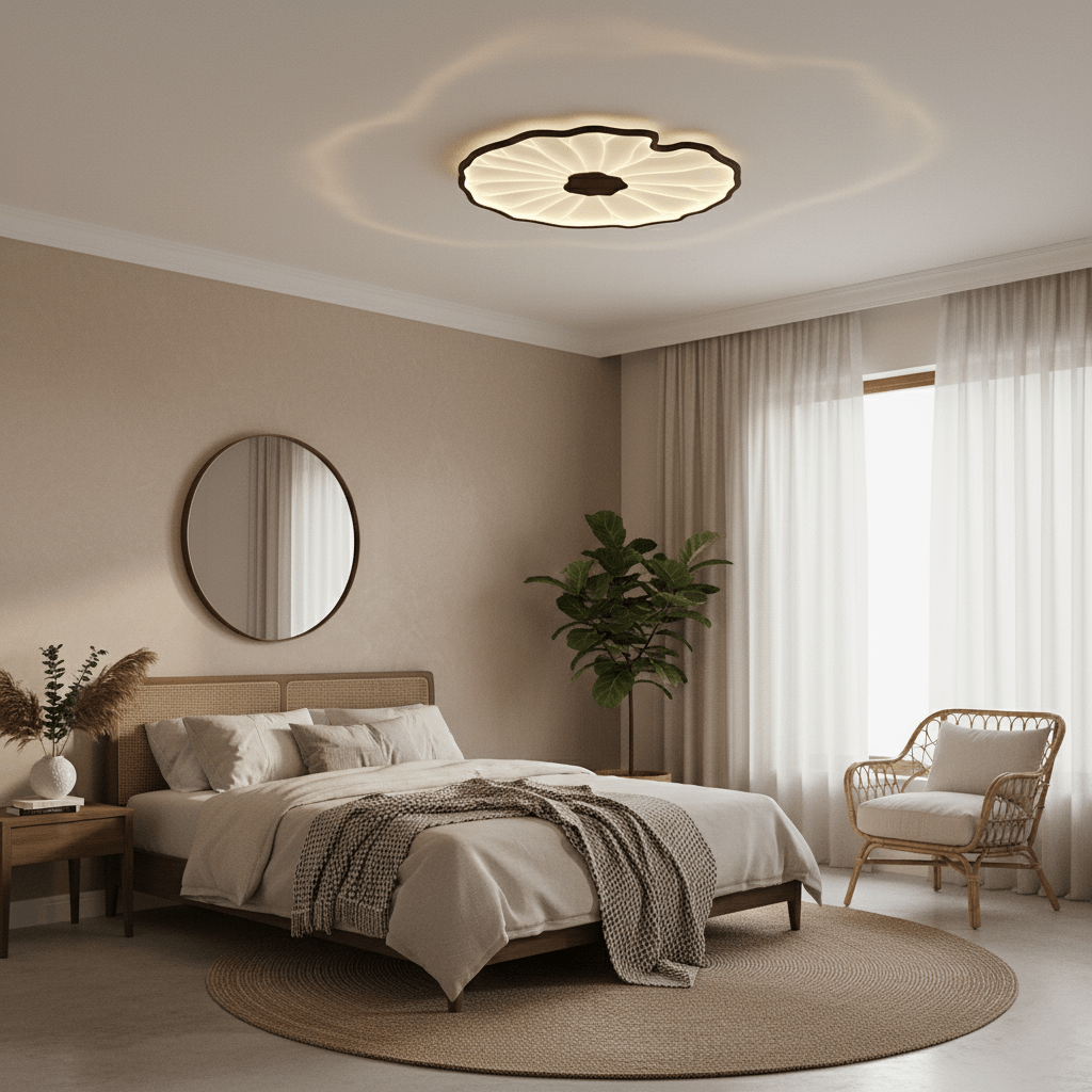 Acrylic Lotus Leaf Ceiling Lamp-Lighting > Ceiling Lights-casanuva-casanuva