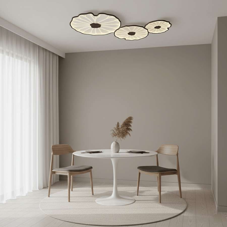 Acrylic Lotus Leaf Ceiling Lamp-Lighting > Ceiling Lights-casanuva-casanuva