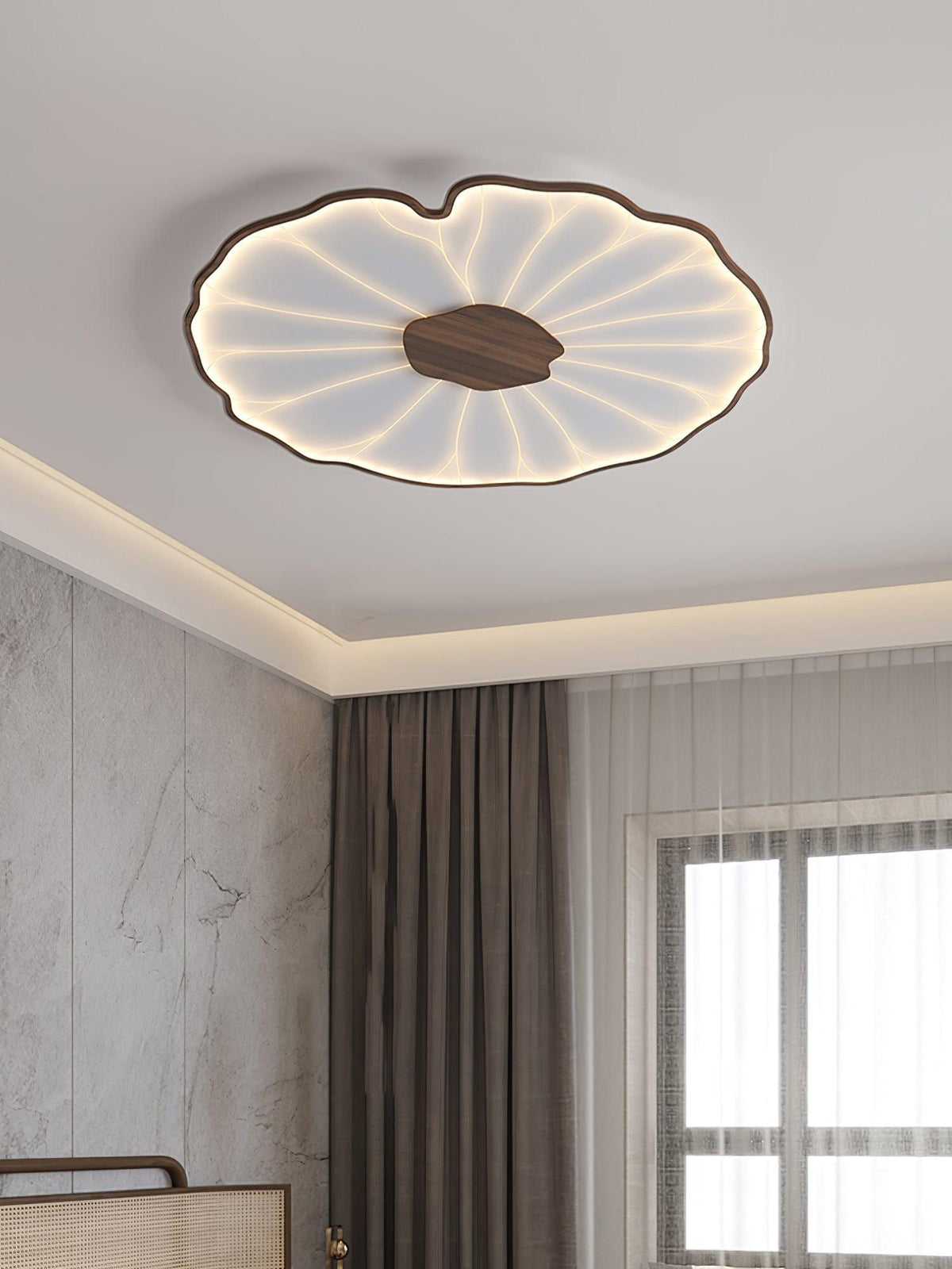 Acrylic Lotus Leaf Ceiling Lamp-Lighting > Ceiling Lights-casanuva-casanuva
