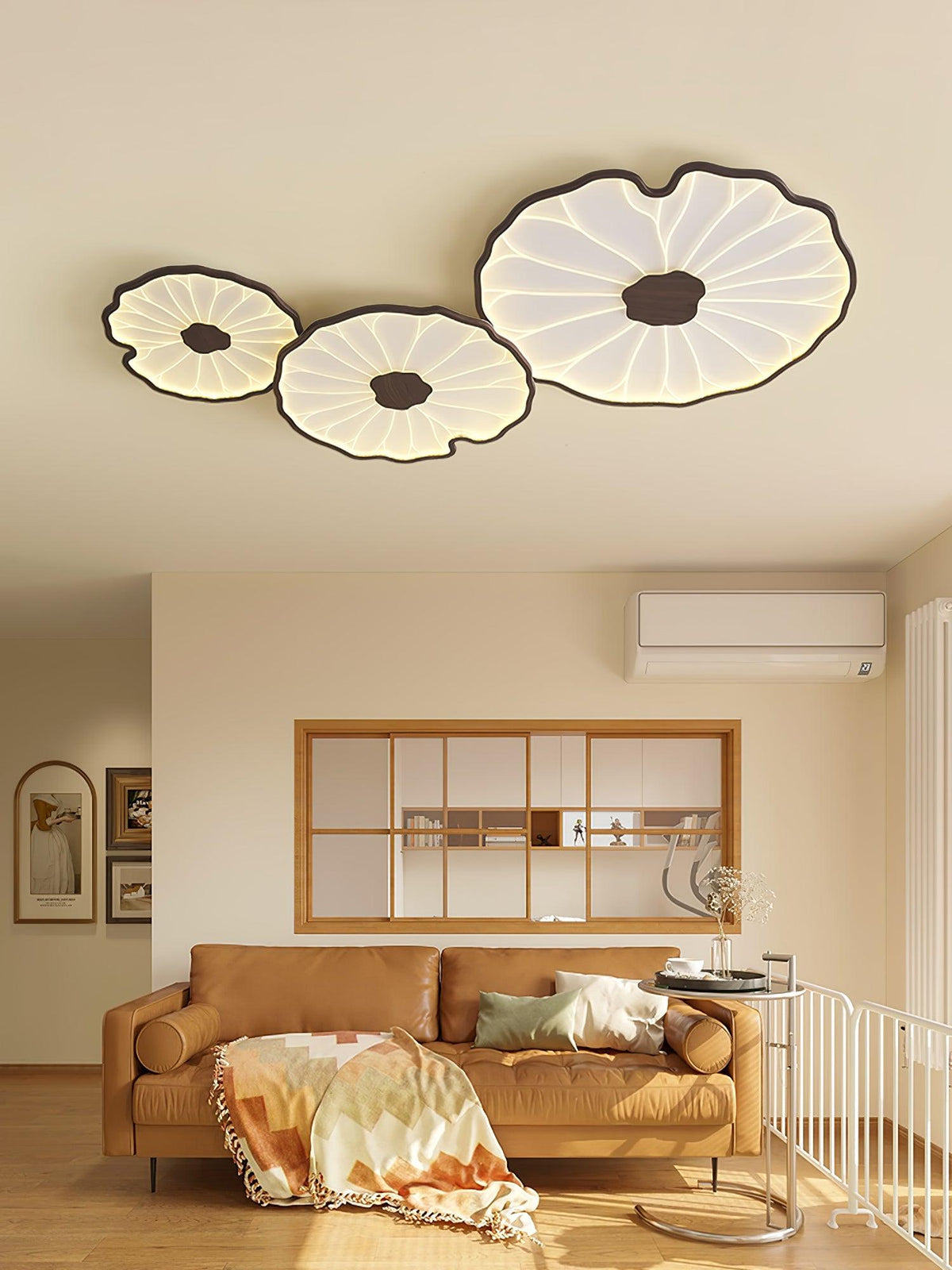 Acrylic Lotus Leaf Ceiling Lamp-Lighting > Ceiling Lights-casanuva-casanuva