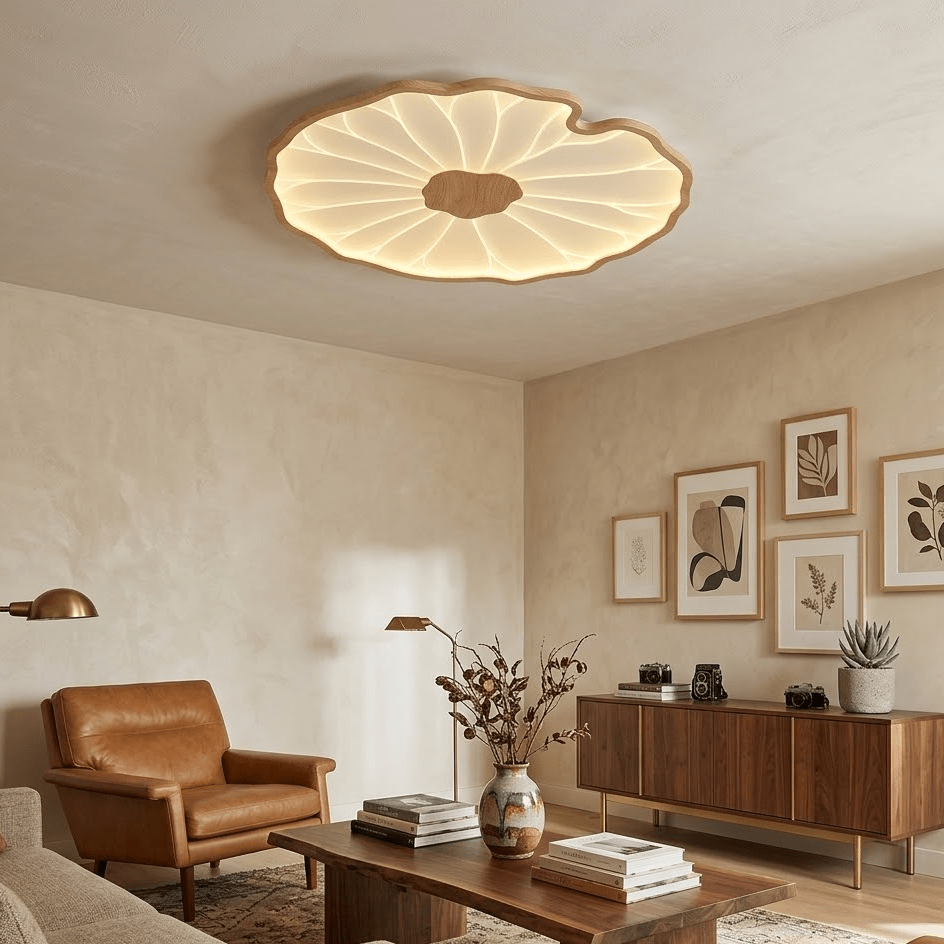 Acrylic Lotus Leaf Ceiling Lamp-Lighting > Ceiling Lights-casanuva-casanuva