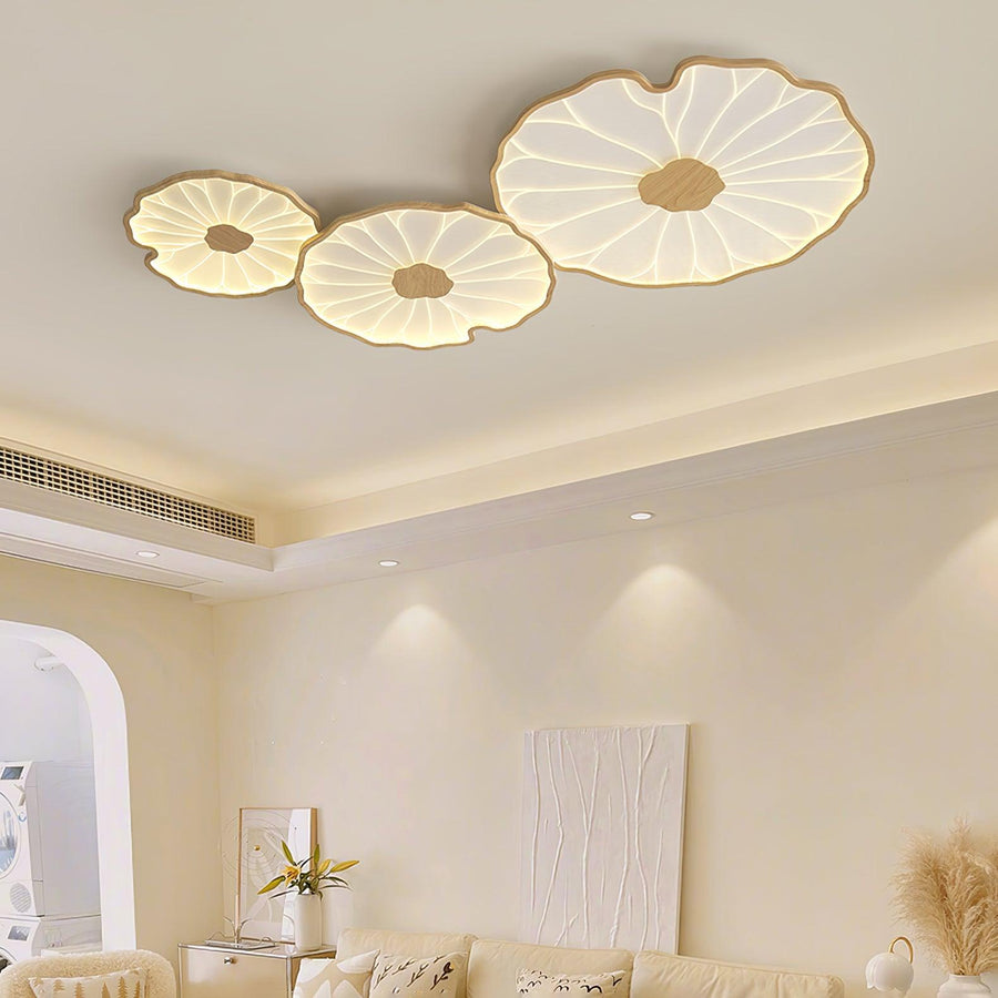 Acrylic Lotus Leaf Ceiling Lamp-Lighting > Ceiling Lights-casanuva-casanuva