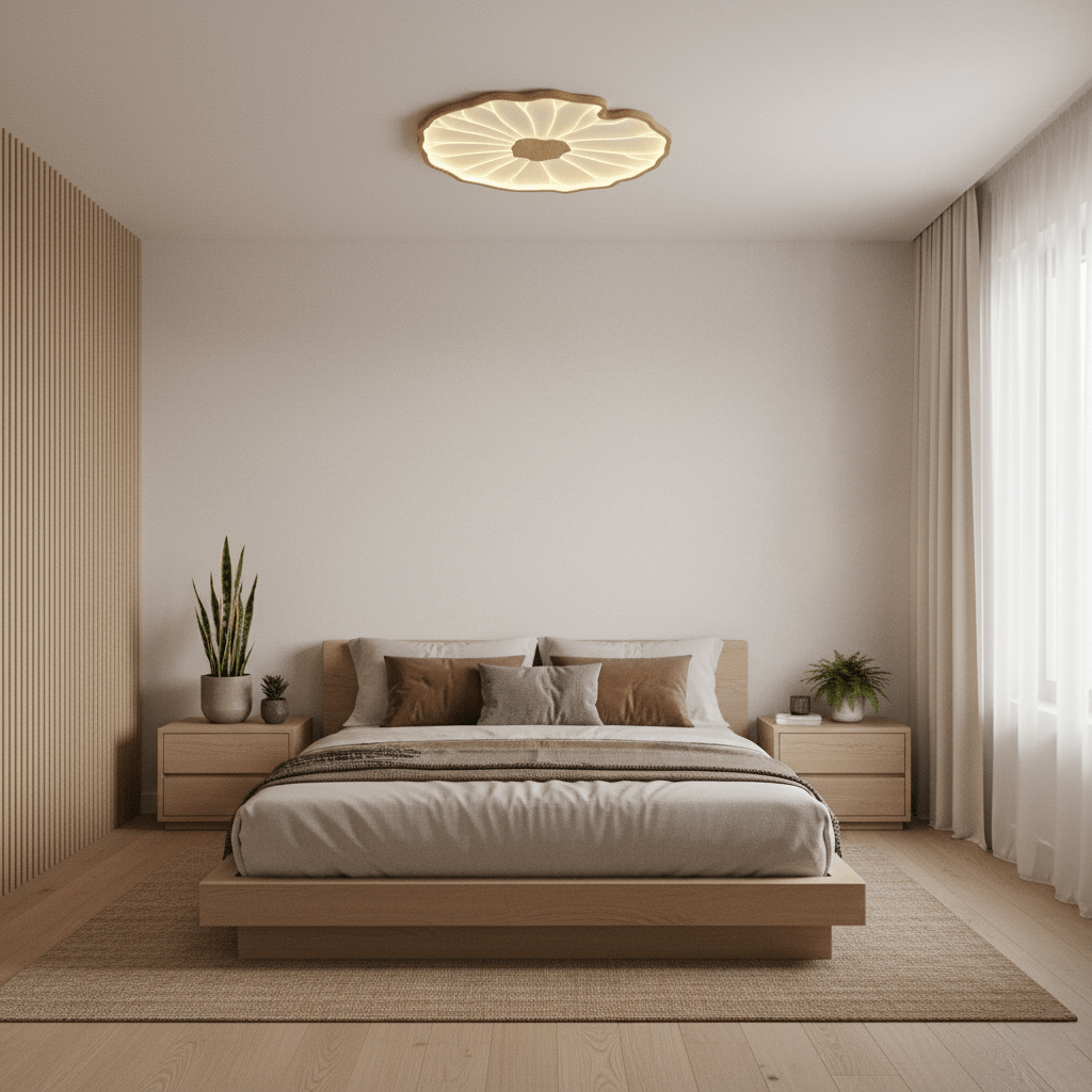 Acrylic Lotus Leaf Ceiling Lamp-Lighting > Ceiling Lights-casanuva-casanuva