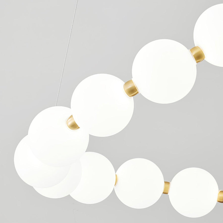 Acrylic Pearl Chandelier Necklace-Lighting > Chandeliers & Pendant Lights-casanuva-casanuva