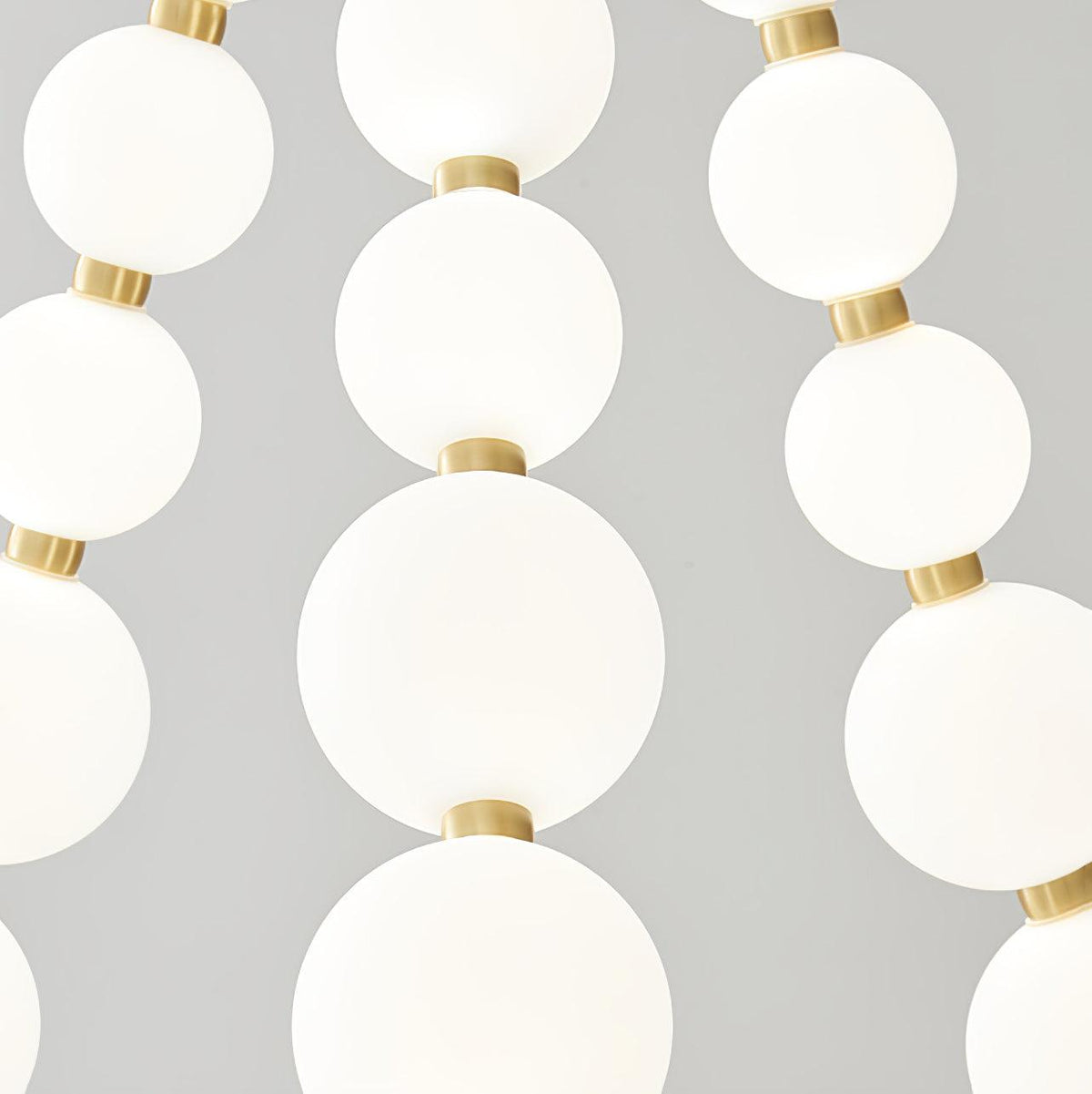 Acrylic Pearl Chandelier Necklace-Lighting > Chandeliers & Pendant Lights-casanuva-casanuva