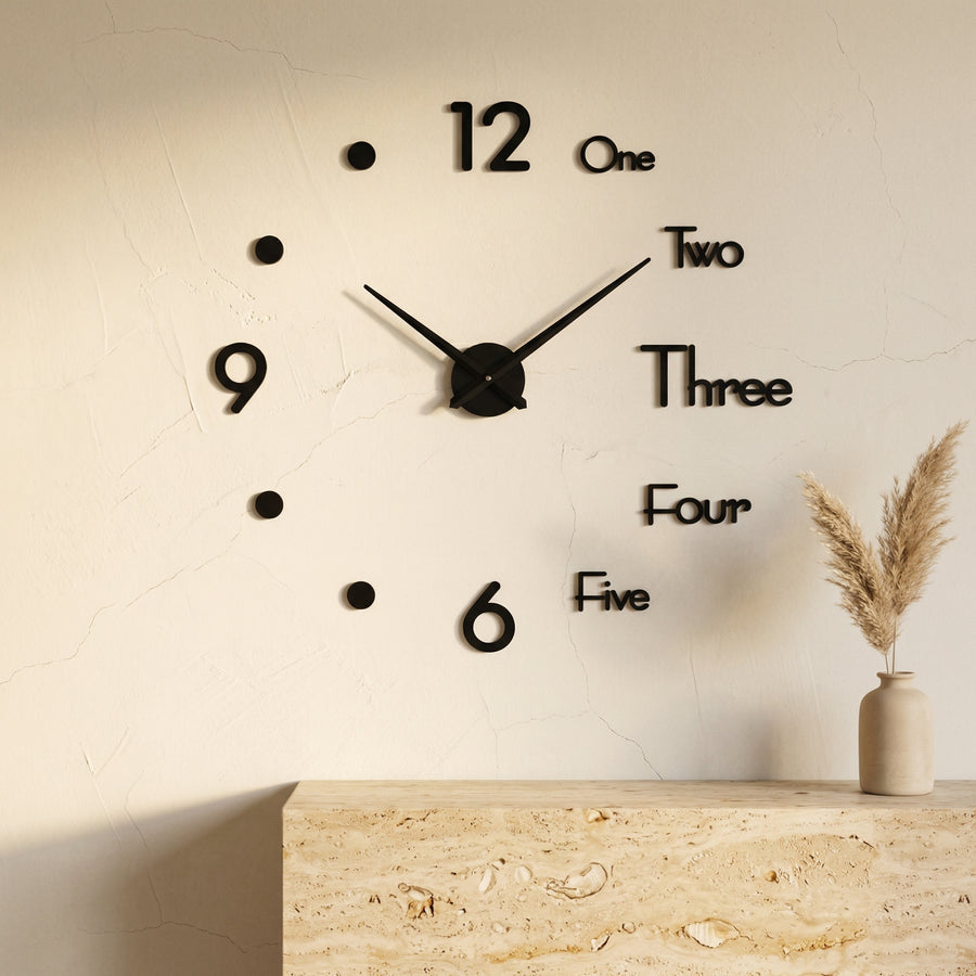 Acrylic Wall Clock Modern Design for Home or Office Decor-Home Decor > Clocks-casanuva-casanuva