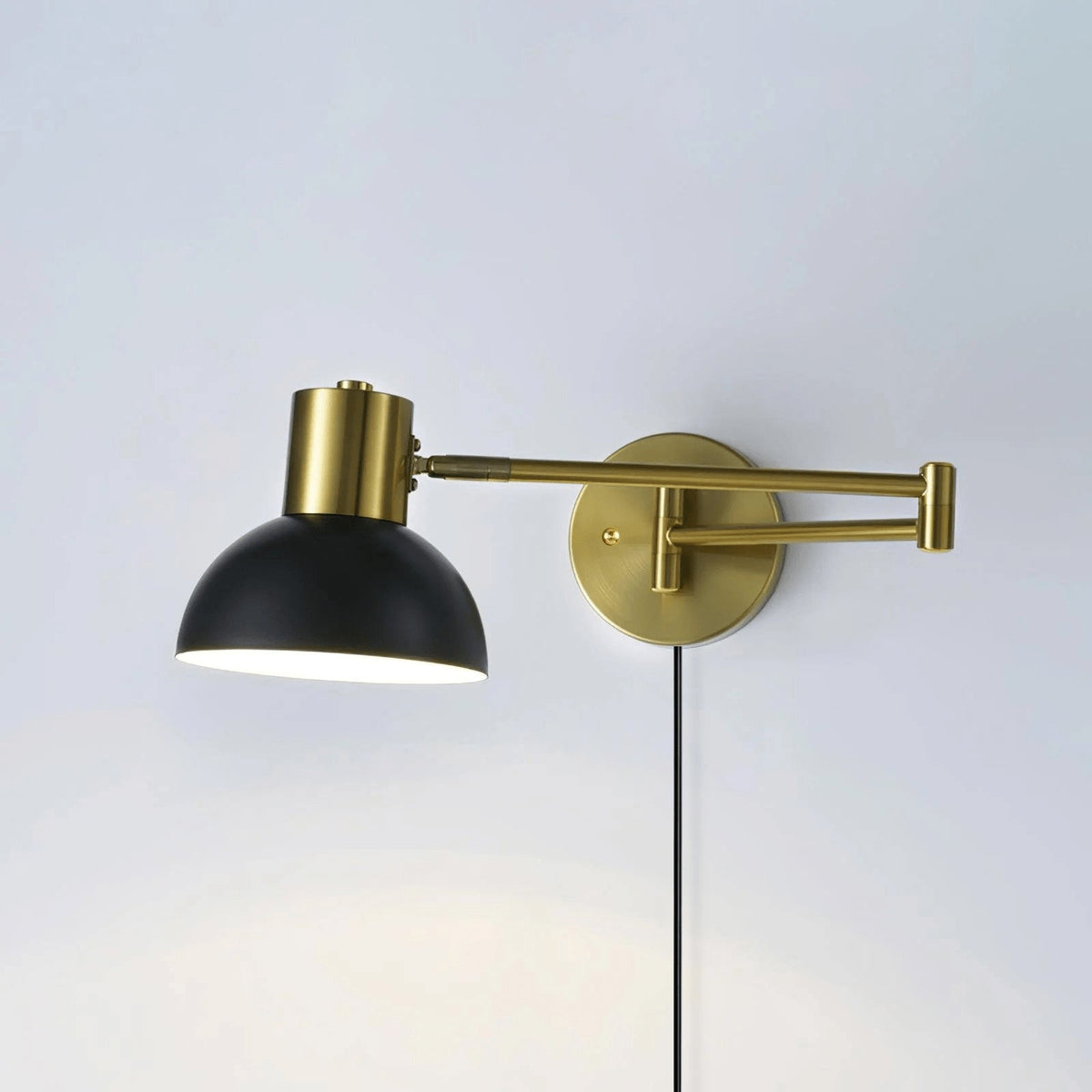 Adjustable Plug In Wall Lamp with Arm-Lighting > Wall Lights-casanuva-casanuva