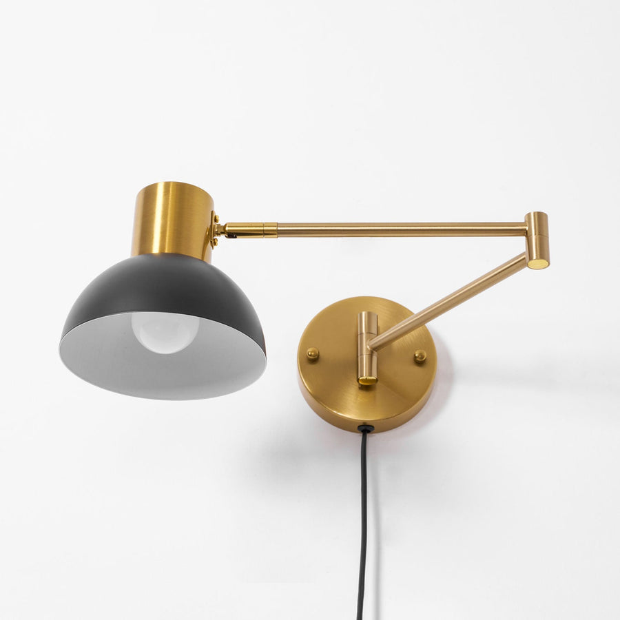 Adjustable Plug In Wall Lamp with Arm-Lighting > Wall Lights-casanuva-casanuva