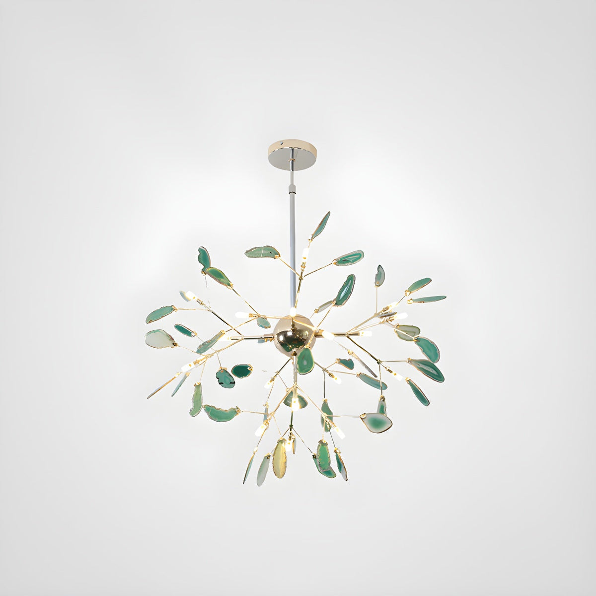 Agate Chandelier Light Fixture-Lighting > Chandeliers & Pendant Lights-casanuva-casanuva