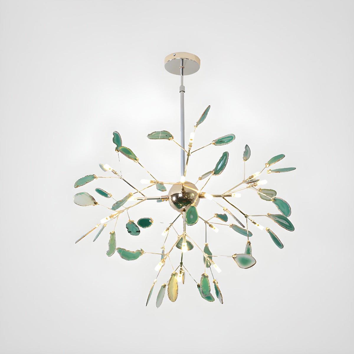 Agate Chandelier Light Fixture-Lighting > Chandeliers & Pendant Lights-casanuva-casanuva