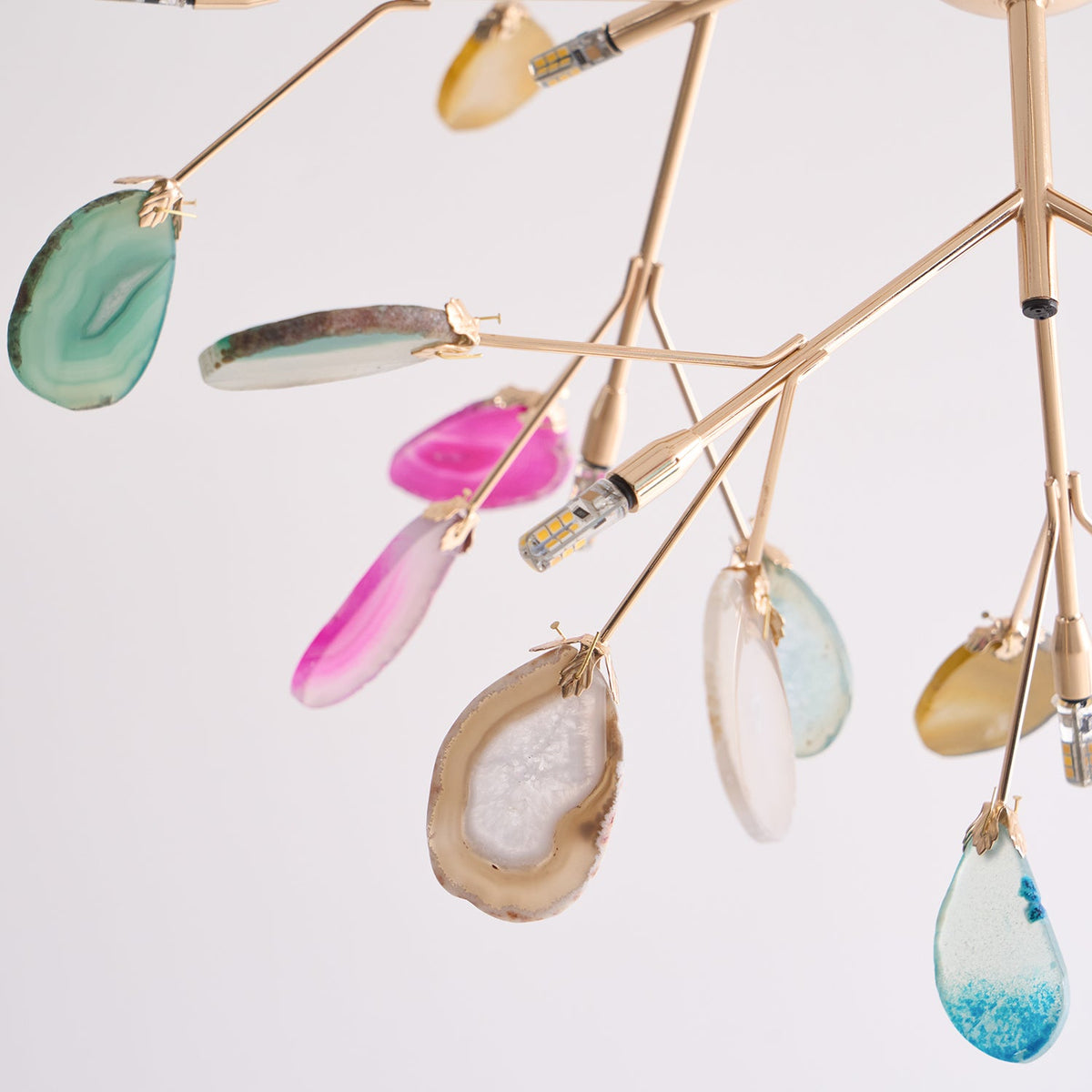 Agate Chandelier Light Fixture-Lighting > Chandeliers & Pendant Lights-casanuva-casanuva