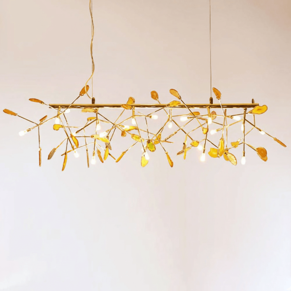 Agate Chandelier Light Fixture-Lighting > Chandeliers & Pendant Lights-casanuva-casanuva