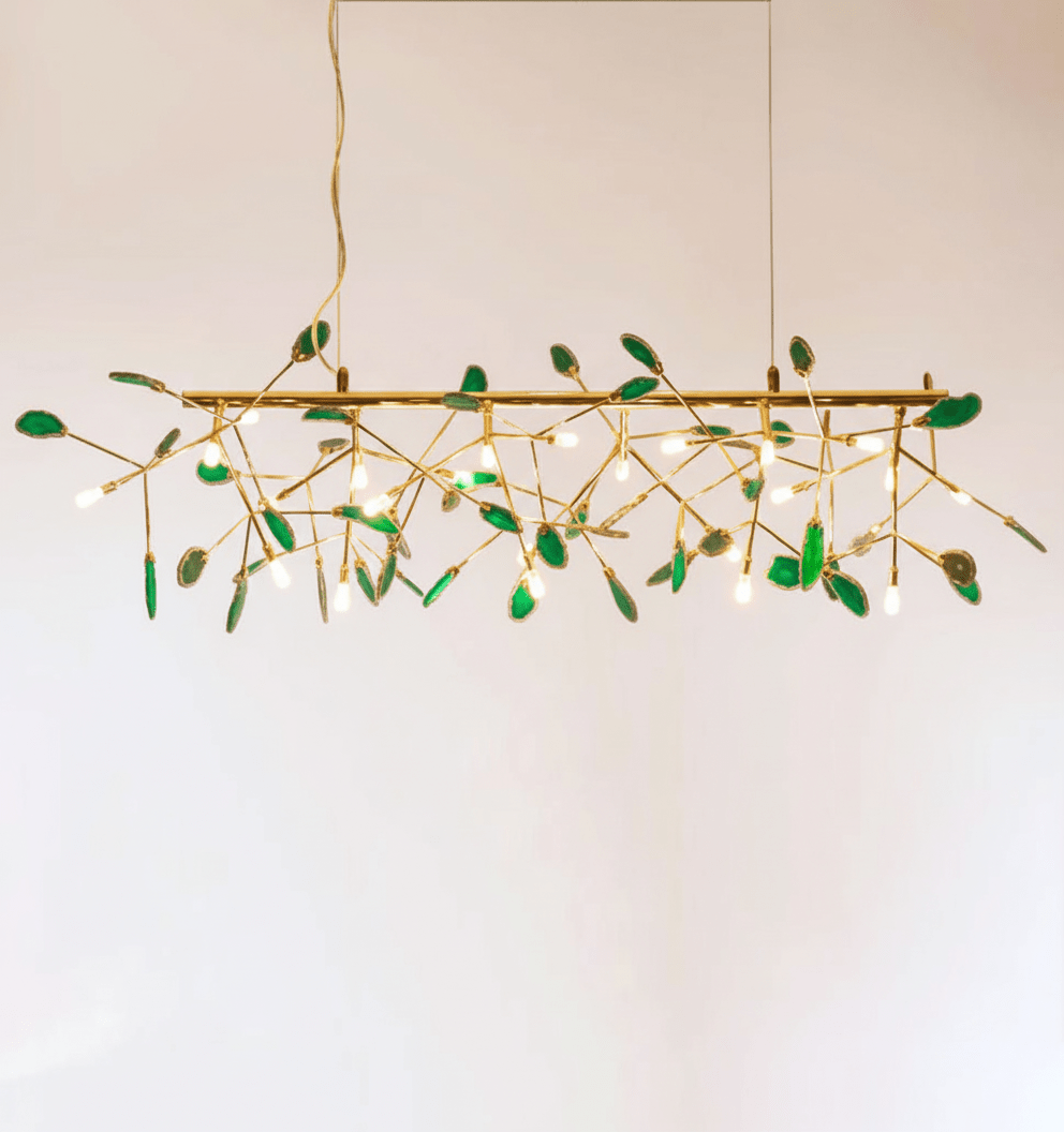 Agate Chandelier Light Fixture-Lighting > Chandeliers & Pendant Lights-casanuva-casanuva