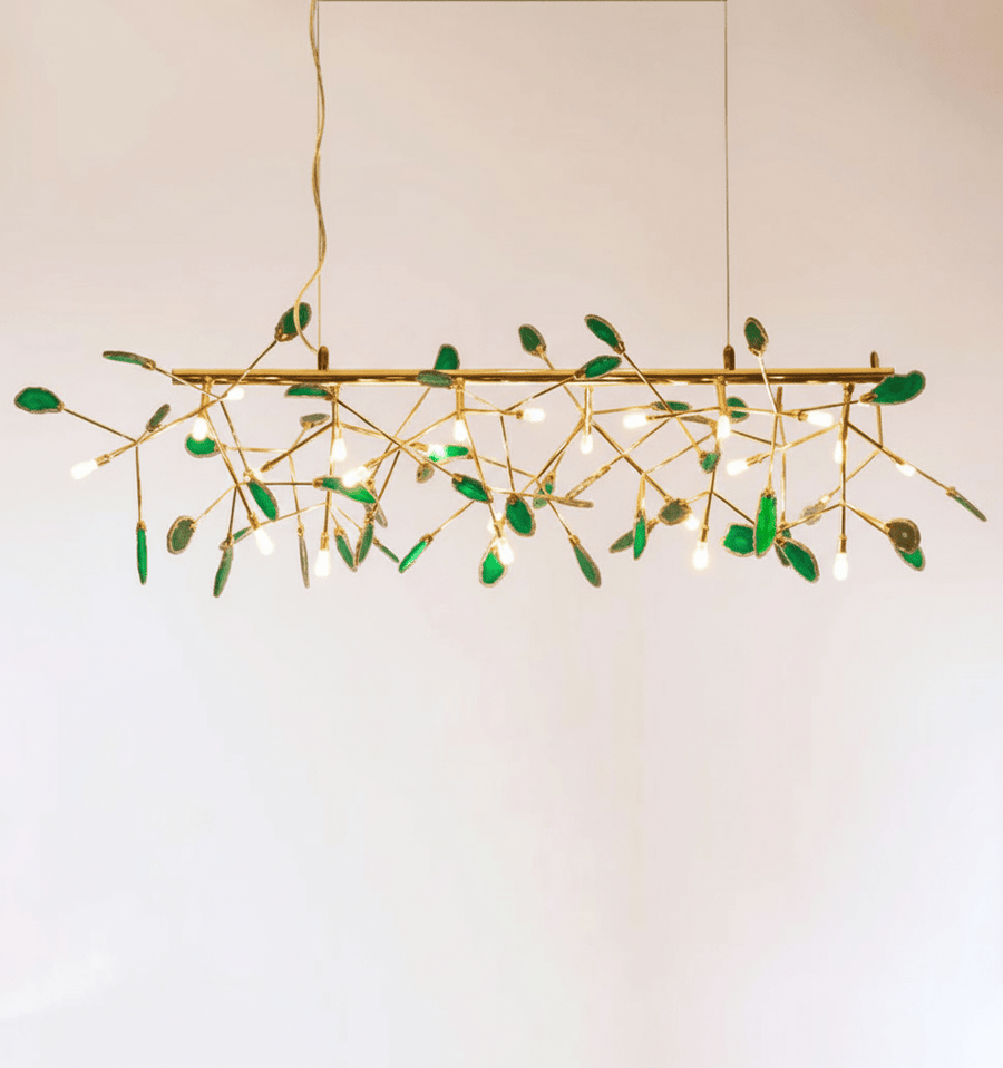Agate Chandelier Light Fixture-Lighting > Chandeliers & Pendant Lights-casanuva-casanuva