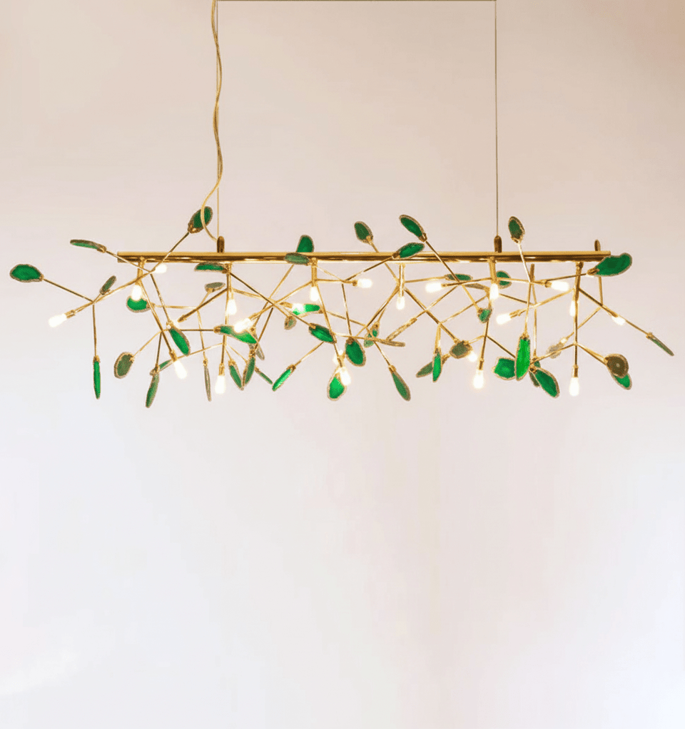 Agate Chandelier Light Fixture-Lighting > Chandeliers & Pendant Lights-casanuva-casanuva