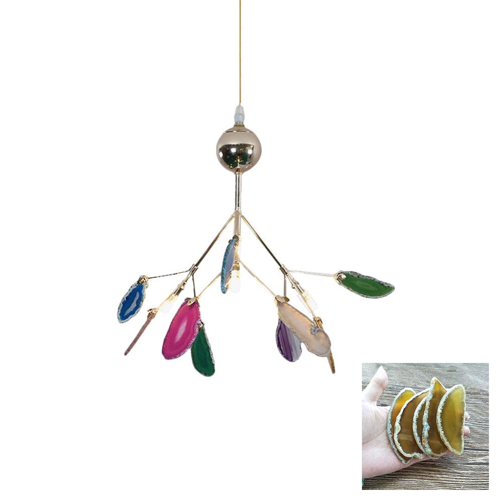 Agate Chandelier Light Fixture-Lighting > Chandeliers & Pendant Lights-casanuva-casanuva