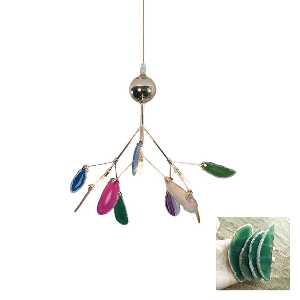 Agate Chandelier Light Fixture-Lighting > Chandeliers & Pendant Lights-casanuva-casanuva