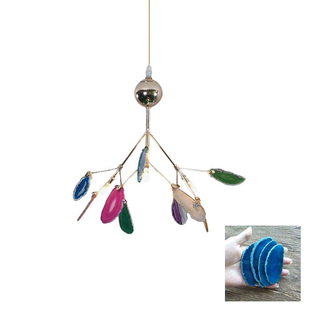 Agate Chandelier Light Fixture-Lighting > Chandeliers & Pendant Lights-casanuva-casanuva