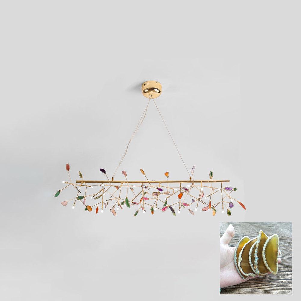 Agate Chandelier Light Fixture-Lighting > Chandeliers & Pendant Lights-casanuva-casanuva
