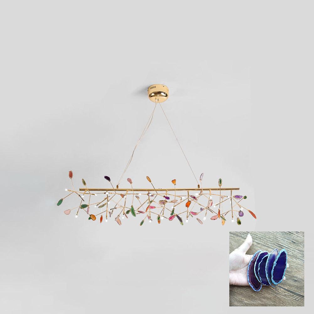 Agate Chandelier Light Fixture-Lighting > Chandeliers & Pendant Lights-casanuva-casanuva