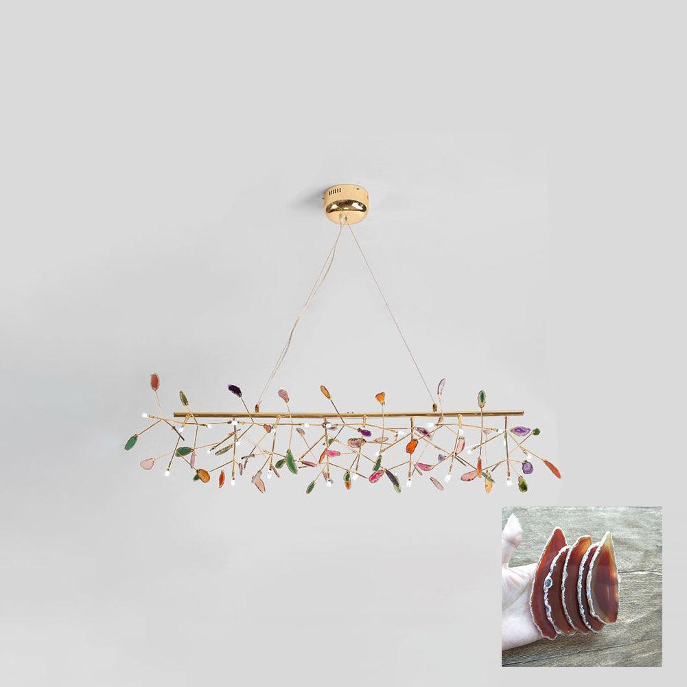 Agate Chandelier Light Fixture-Lighting > Chandeliers & Pendant Lights-casanuva-casanuva