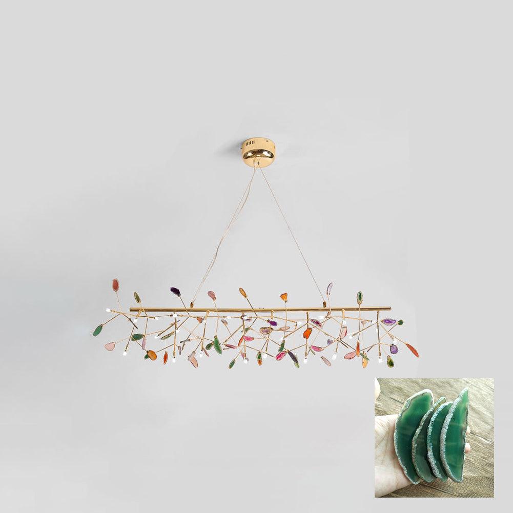 Agate Chandelier Light Fixture-Lighting > Chandeliers & Pendant Lights-casanuva-casanuva