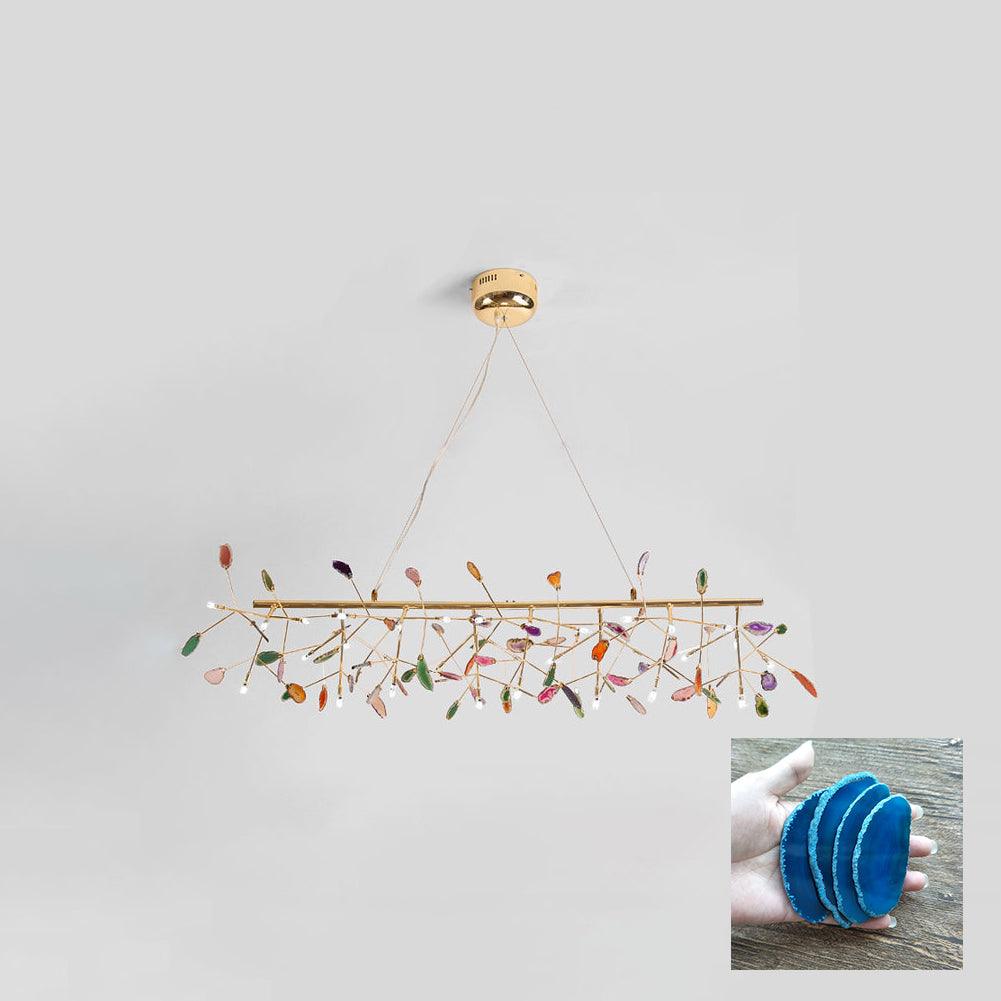 Agate Chandelier Light Fixture-Lighting > Chandeliers & Pendant Lights-casanuva-casanuva