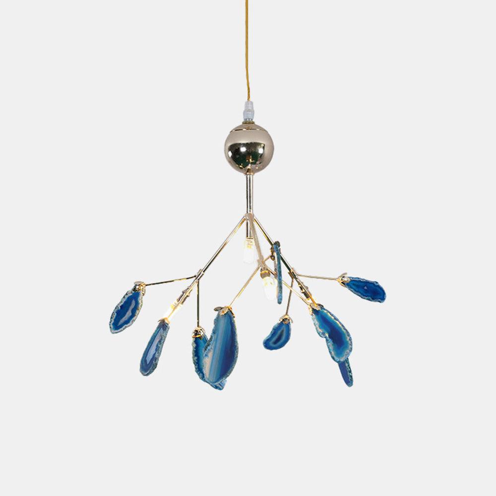Agate Chandelier Light Fixture-Lighting > Chandeliers & Pendant Lights-casanuva-casanuva